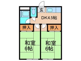 浅川荘の物件間取画像